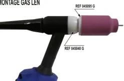 Bague isolante pour torches TIG SR17/SR17V/SR26/SR18 - pour montage GAS LENS