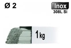 Baguettes métal d'apport TIG - INOX 308L - Ø 2 - Vrac 1kg