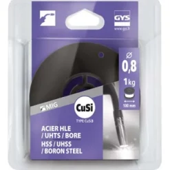 Bobine de fil plein D 100 mm - Spéciale tôle THLE (CUSI3) - D 0,8 - 1 kg
