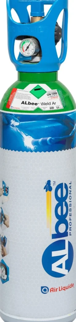 Bouteille ARGON - ALBEE WELD AR - 2,3 m3 AIR LIQUIDE - Détendeur intégré - B02