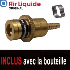 Bouteille ARGON+CO2 - ALBEE ARMIX 8% - 1 m3 AIR LIQUIDE - Détendeur intégré - B03