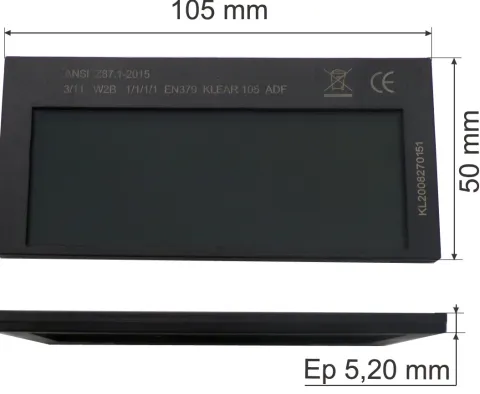 Cellule automatique Klear 105 - 105x50mm - Teinte 11 - WELTEK