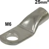 Cosse à oeil à souder et à sertir 25mm² M6 - lot de 2 pcs