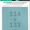 10 Écrans de garde - Exterieur 114 x 133 mm pour masque ERGOTECH / SPACEVIEW / GYSMATIC XXL / ZEUS / ALIEN