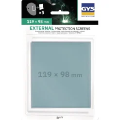5 Écrans de garde - Extérieur 119 x 98 mm pour masque LCD EXPERT 11