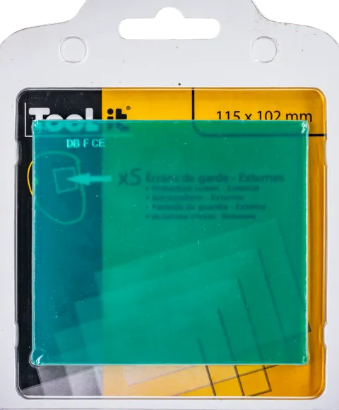 5 Écrans de garde - Extérieur 115 x 102 mm pour masque LCD HERMES 9-13G / EXPERT 9-13
