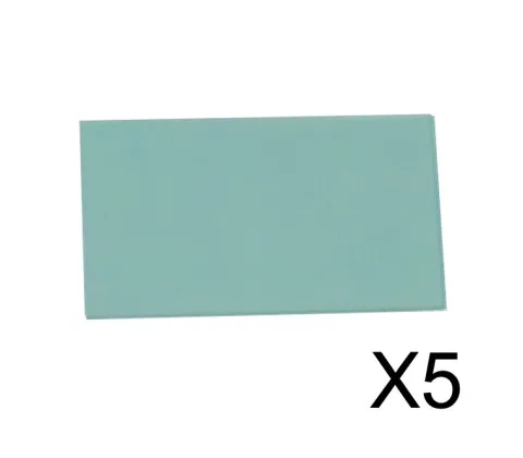 5 Écrans de garde - Intérieur 107 X 55 mm pour masque OPTREL P550 / E684