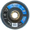 DISQUE A LAMELLES D125 GRAIN 40 ~ BOMBÉ ~ FIL°FLEX