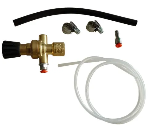 Détendeur pour bouteilles jetable 60L - valve - TELWIN -