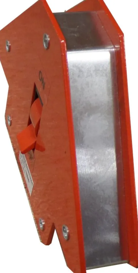 EQUERRE MAGNETIQUE avec intérrupteur marche/arret - Epaisseur 26 mm - Côté 114mm