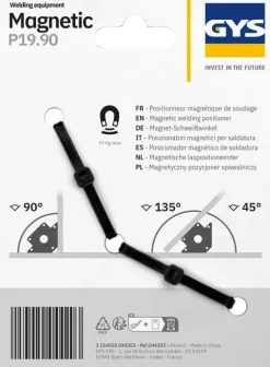 EQUERRE MAGNETIQUE - Epaisseur 20 mm - Côté 110mm - GYS