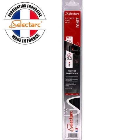 Électrode Fonte - D 3,2 - (Blister de 8 pièces)