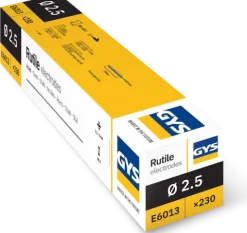 Électrodes ACIER rutiles - D 2,5 - ( 230 pièces )