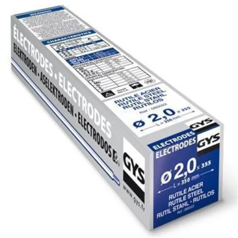 Électrodes ACIER rutiles - D 2 - ( 355 pièces )