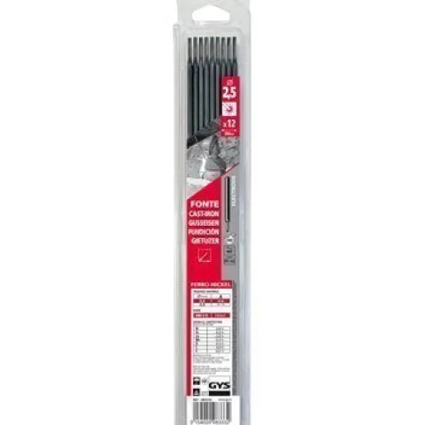 Électrodes FONTE - D 2,5 - (Blister de 12 pièces )