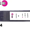 10 électrodes 150 mm, tungstène E3, Ø 4.0 mm - Lila - Binzel -