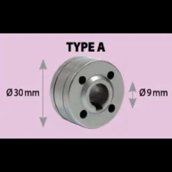 LOT DE 2 GALET NO GAZ Ø1.0/1.2 - MONOMIG - MONOGYS - MULTIWELD