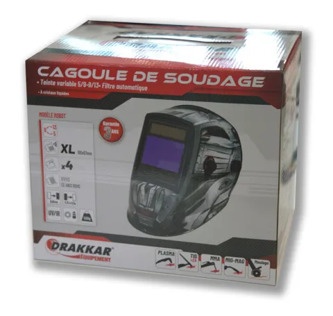 Masque de soudeur LCD DRAKKAR robot 5-9 / 9-13 G - 05886