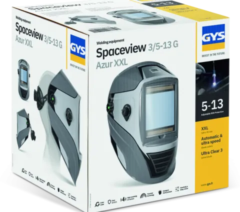 Masque de soudeur LCD SPACEVIEW AZUR TRUE COLOR XXL - GYS