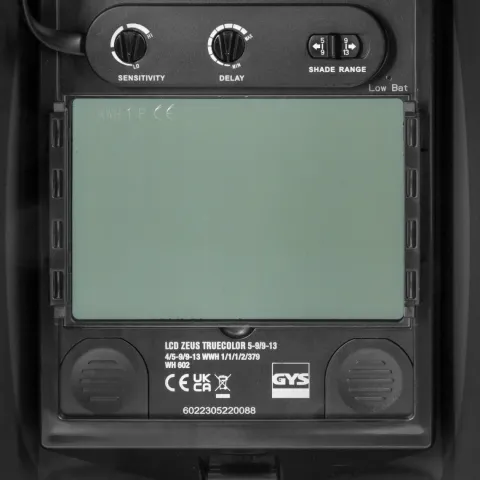 Masque de soudeur LCD ZEUS 5-9 / 9-13 G TRUE COLOR - INDIAN - GYS