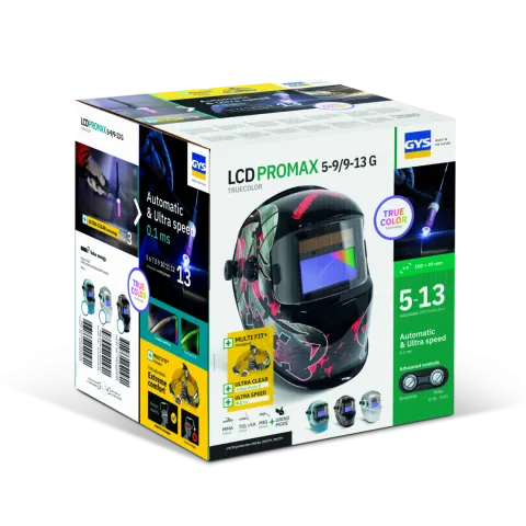 Masque de soudeur PROMAX LCD 9-13G TRUE COLOR - VOLCANO - GYS