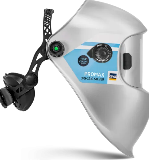Masque de soudeur PROMAX LCD 9-13G - SILVER - TRUE COLOR - GYS