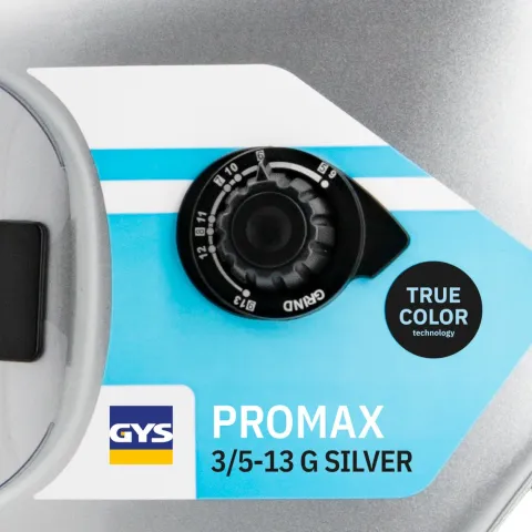 Masque de soudeur PROMAX LCD 9-13G - SILVER - TRUE COLOR - GYS
