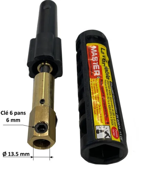 Porte électrodes à vis 500 Amp - MASTER 400A - la véritable