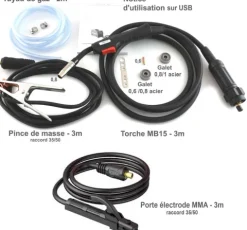 Poste de soudure BESTER 200-S - LINCOLN - avec accessoires -