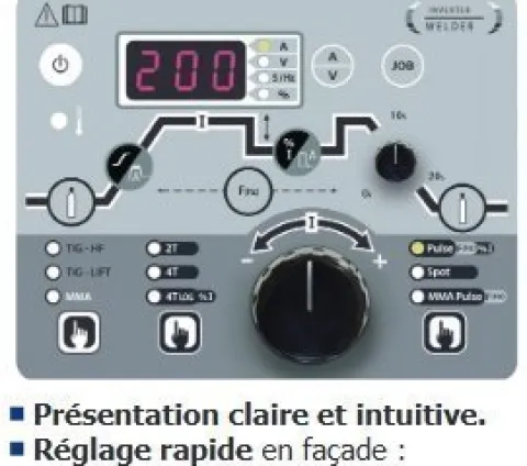 Poste de soudure PROTIG 200 DC avec accessoires - GYS
