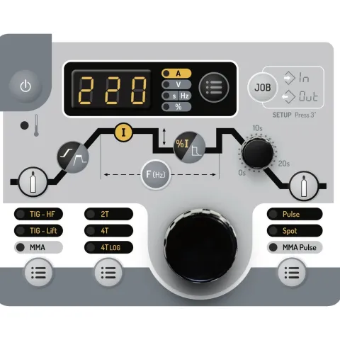 Poste de soudure TIG 221 DC FV sans accessoires - GYS
