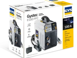 Poste à souder GYSTEC E180 PFC - Livré en mallette - GYS