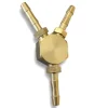 RACCORD DE GAZ Y - MALE D 6.3 - TLS -