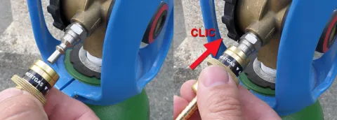 Raccord rapide femelle Argon et mélanges ALTOP / ALBEE - AIR LIQUIDE