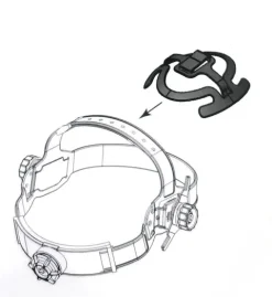 Support confort à clipser pour serre-tête OPTREL
