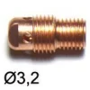 3 Supports pince et buse Ø3,2 pour torches TIG SRL20/SR20HD