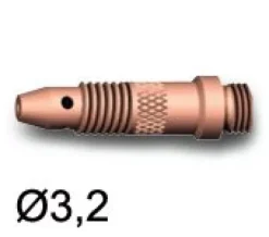 3 Supports pince et buse Ø3,2 pour torches TIG SR17/SR17V/SR26/SR18