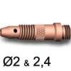 3 Supports pince et buse Ø2 / 2,4 pour torches TIG SR17/SR17V/SR26