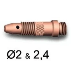 3 Supports pince et buse Ø2 / 2,4 pour torches TIG SR17/SR17V/SR26