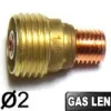 2 Supports pince Ø2 GAS LENS pour torches TIG SR9/SRL20/SR20HD