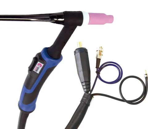Torche TIG SR17 GRIP double bouton- 4M - connecteur 10/25 - DIN