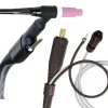 Torche TIG SR26L à lamelle - 4M - connecteur 35/50 - AMPHENOL 7 PLOTS - BINZEL